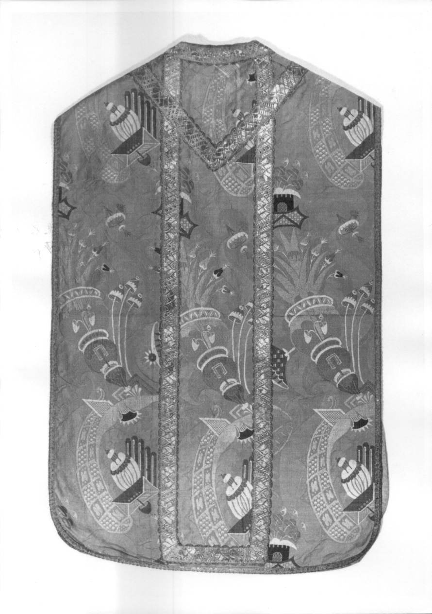 paramento liturgico, insieme - manifattura italiana (fine/inizio secc. XVII/ XVIII)