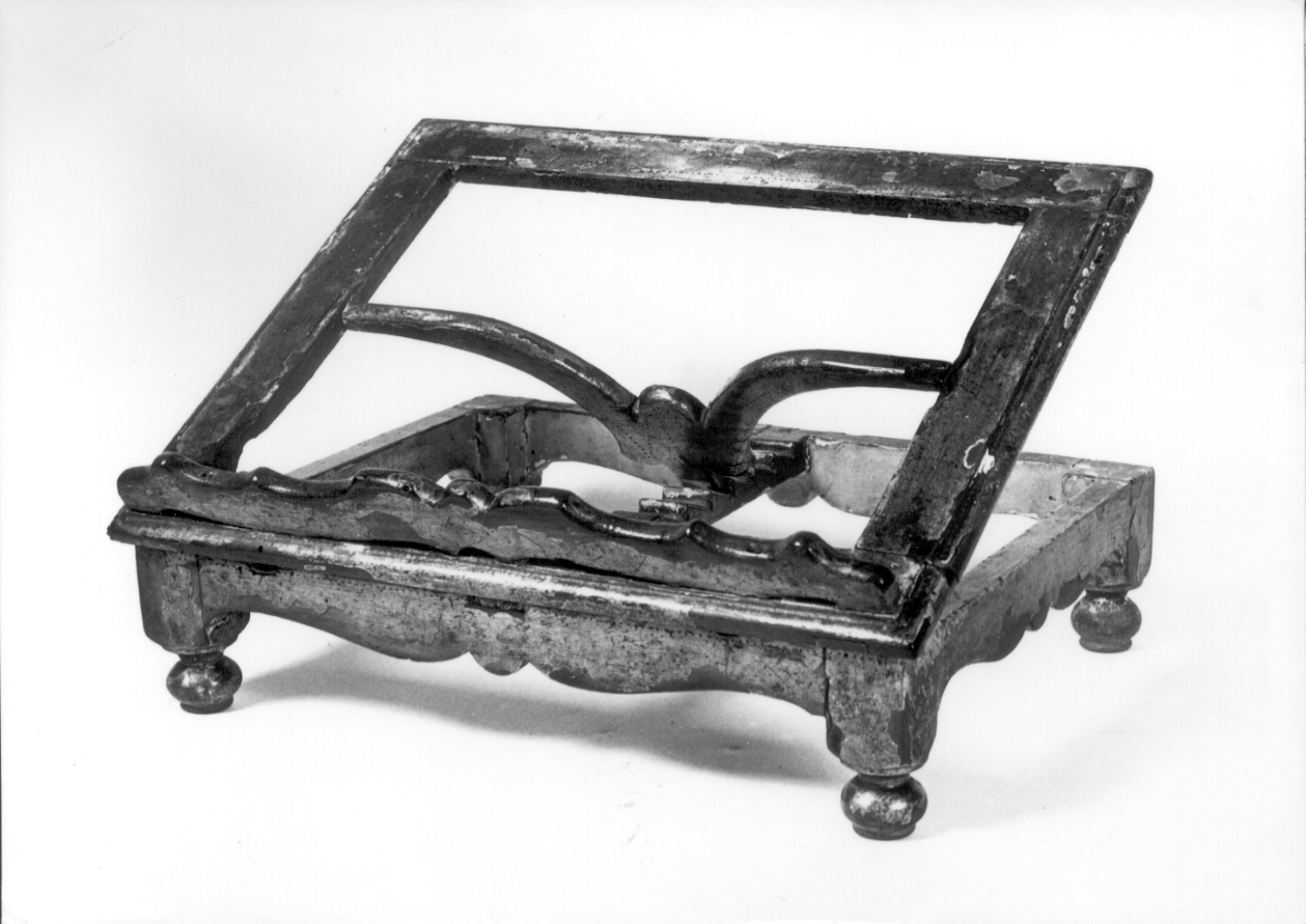 leggio d'altare, opera isolata - ambito ligure-piemontese (seconda metà sec. XVIII)