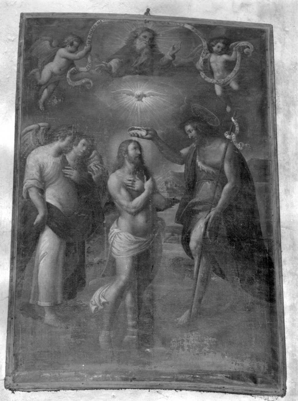 battesimo di Cristo (dipinto, opera isolata) - ambito piemontese (primo quarto sec. XVII)