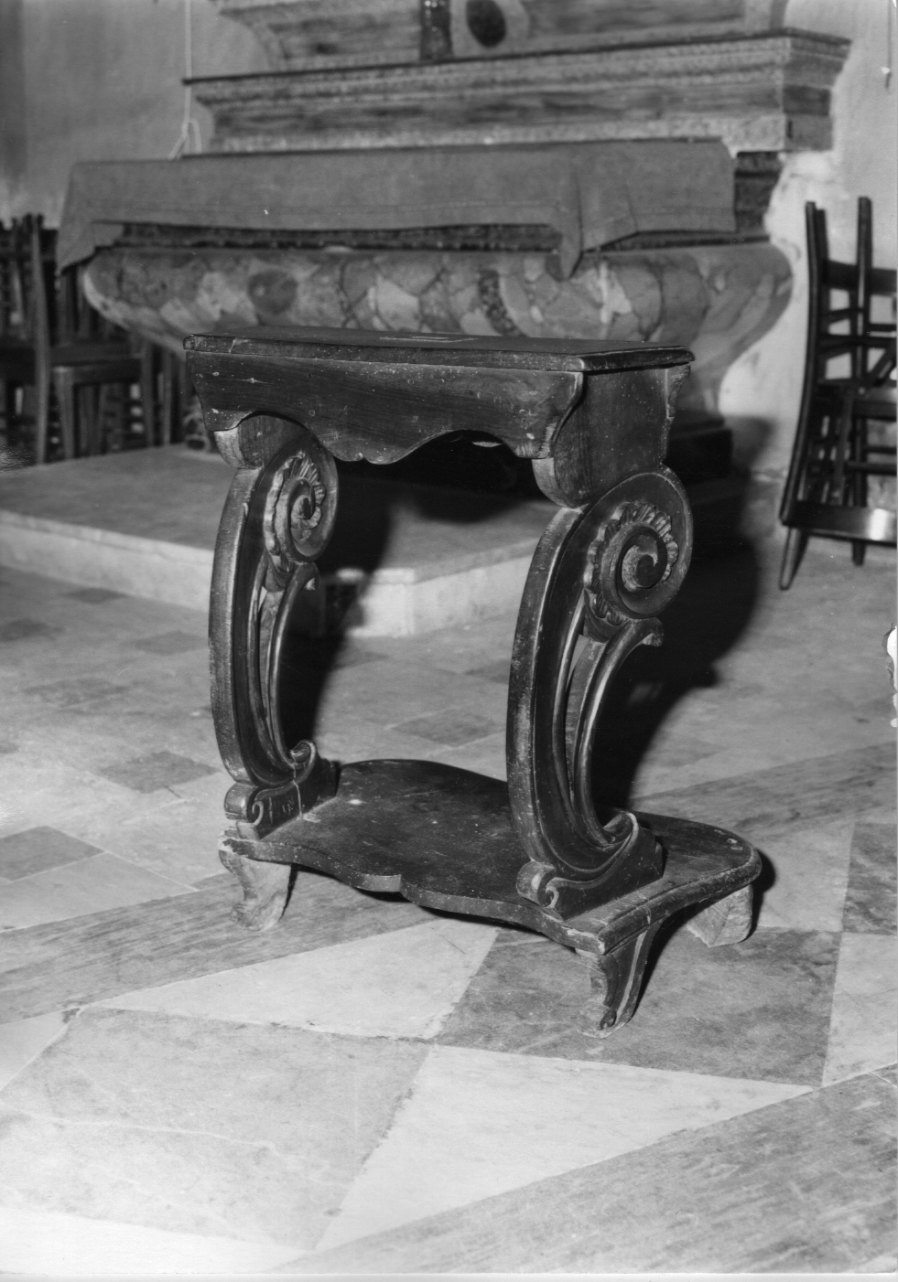 inginocchiatoio, serie - ambito genovese (prima metà sec. XVIII, sec. XIX)