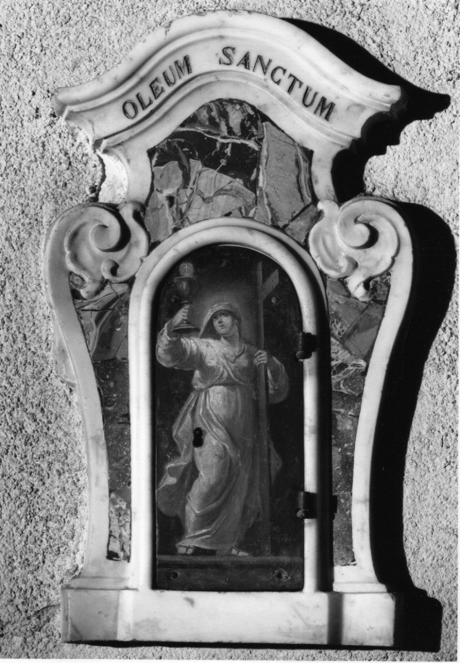 armadietto per oli santi, insieme - ambito genovese (primo quarto sec. XVIII)