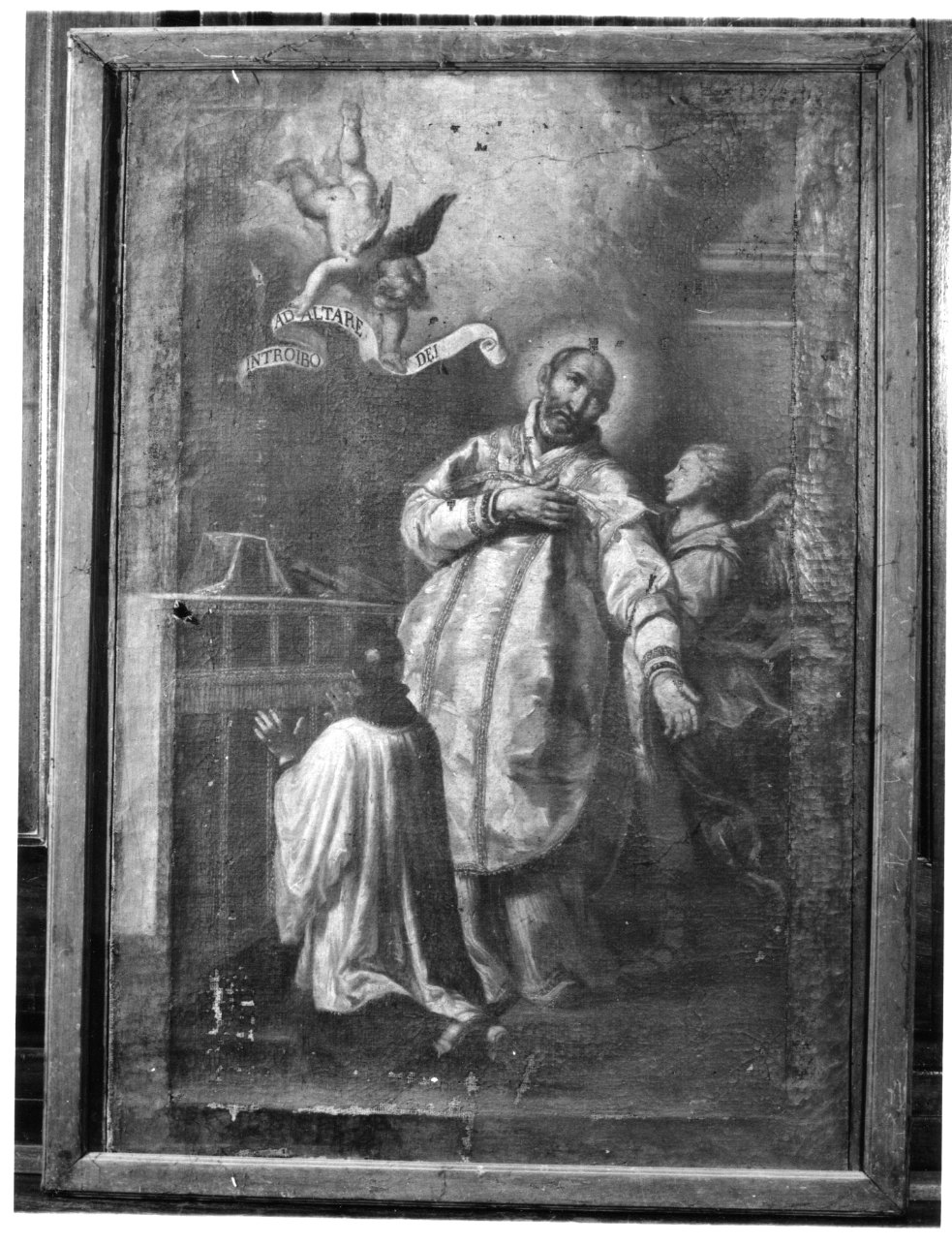 morte di Sant'Andrea Avellino (dipinto, opera isolata) - ambito genovese (sec. XVIII)