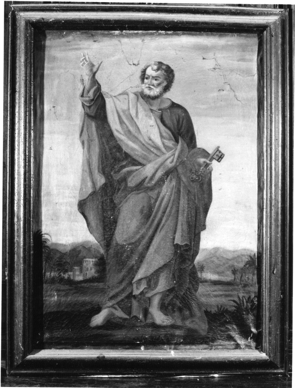 San Pietro apostolo (dipinto, opera isolata) - ambito genovese (sec. XVIII)