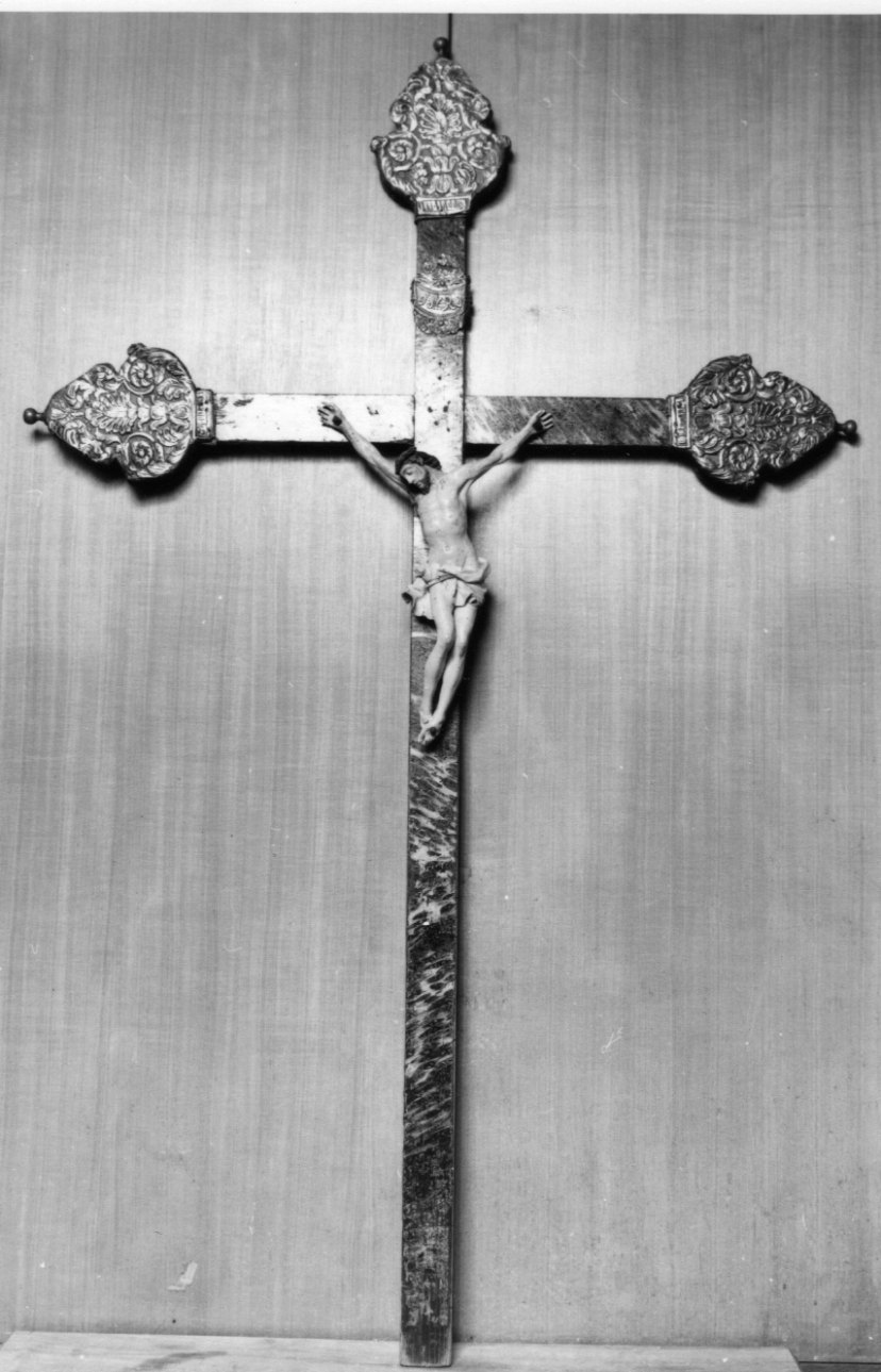 Cristo crocifisso dolente (crocifisso, opera isolata) - ambito ligure (sec. XIX)