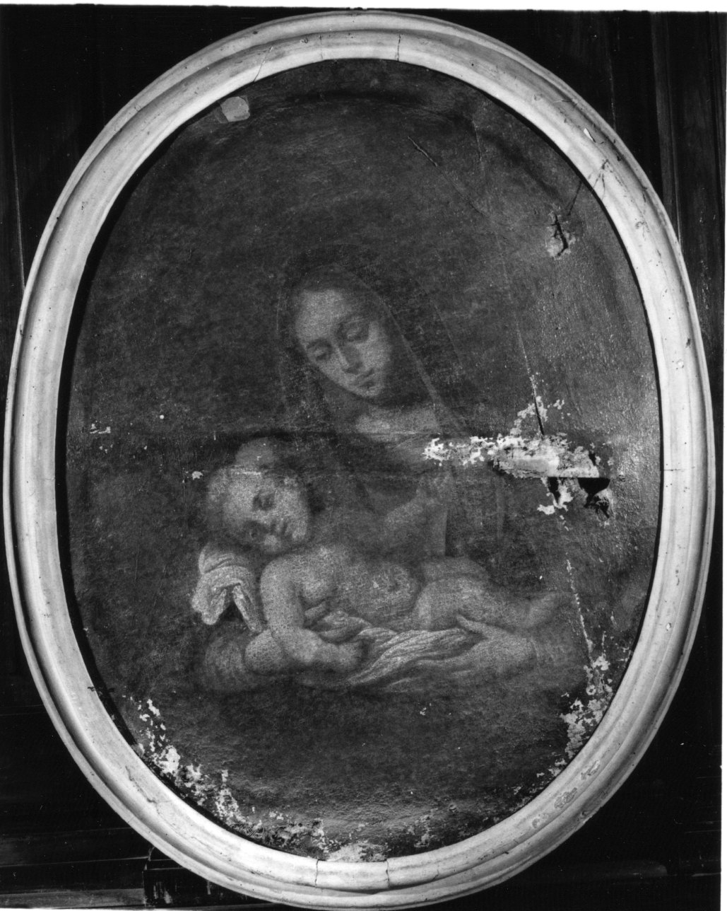 Madonna con Bambino (dipinto, opera isolata) - ambito ligure (sec. XVIII)