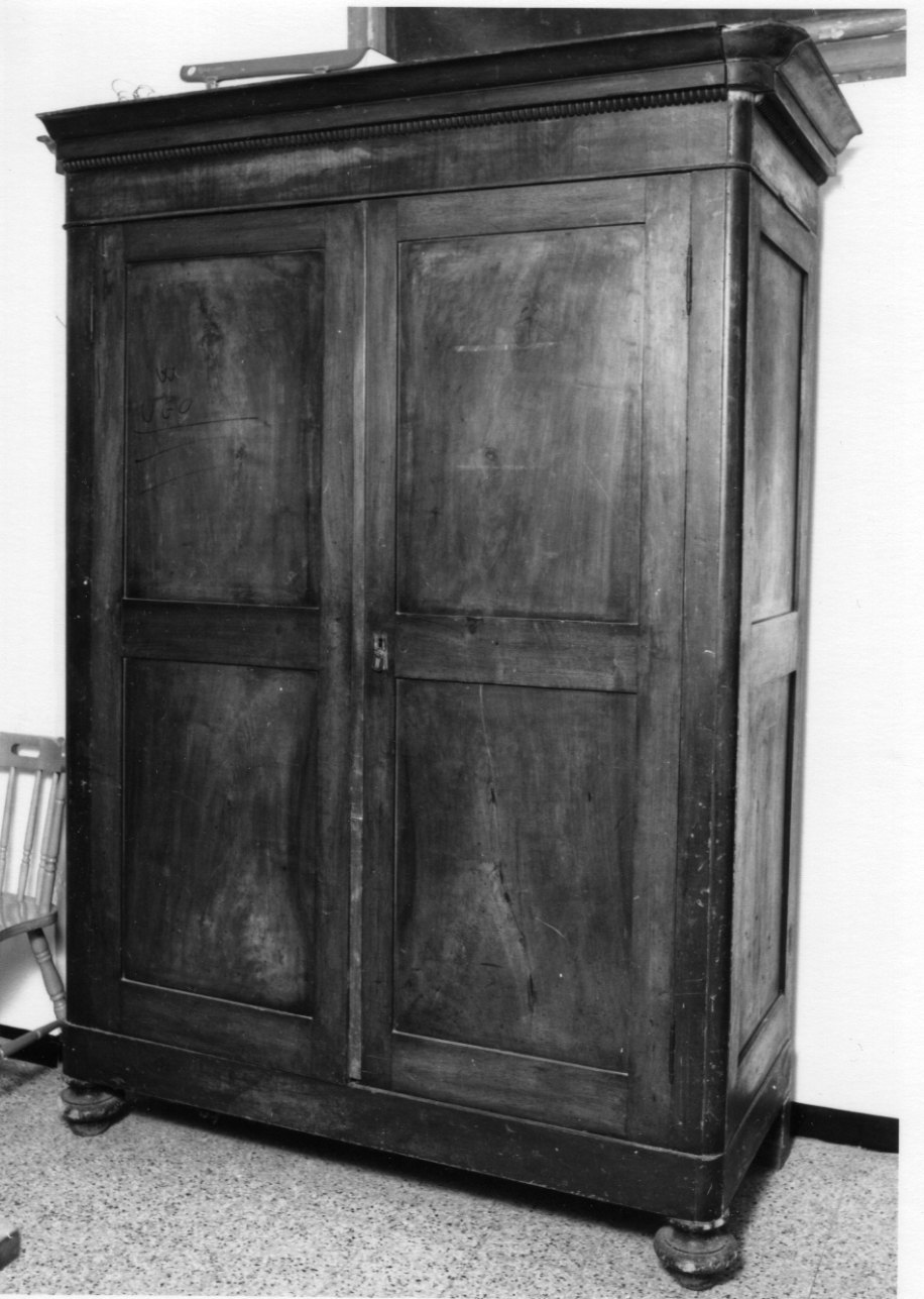 armadio, opera isolata - ambito ligure (seconda metà sec. XIX)