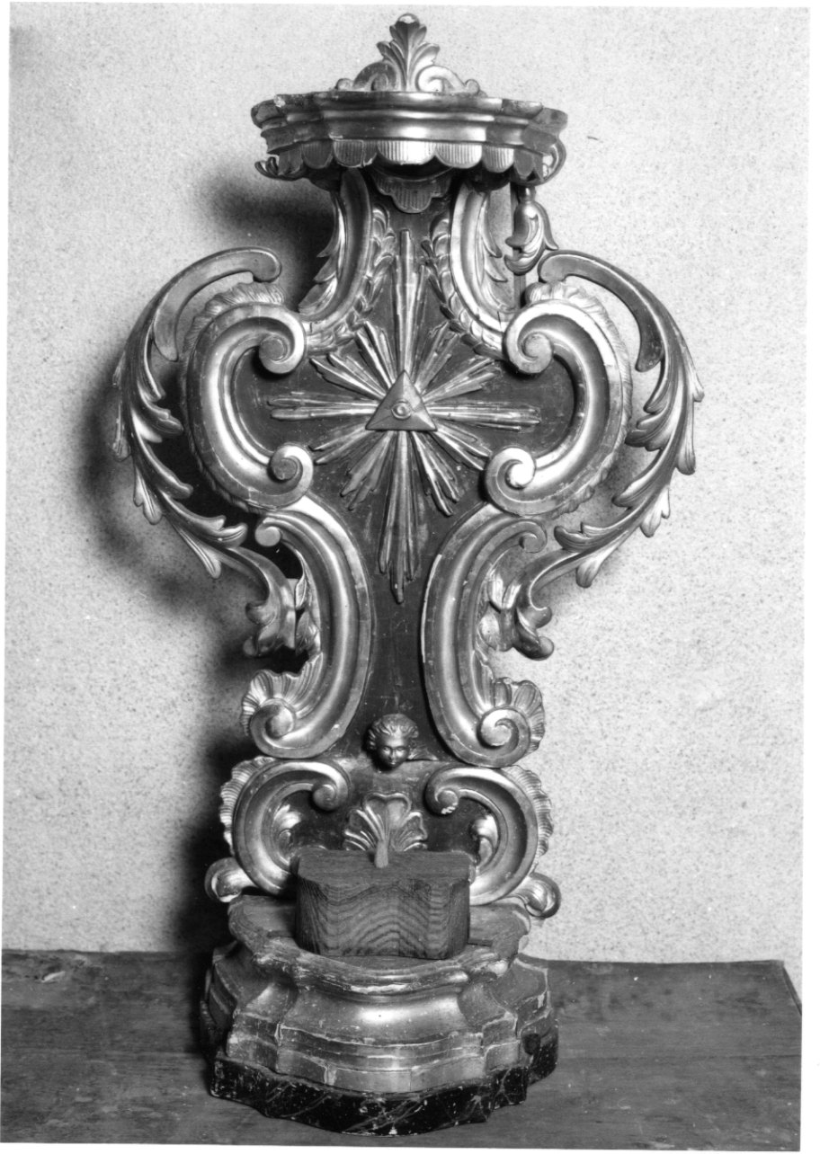 tronetto per esposizione eucaristica, opera isolata - ambito ligure (prima metà sec. XIX)