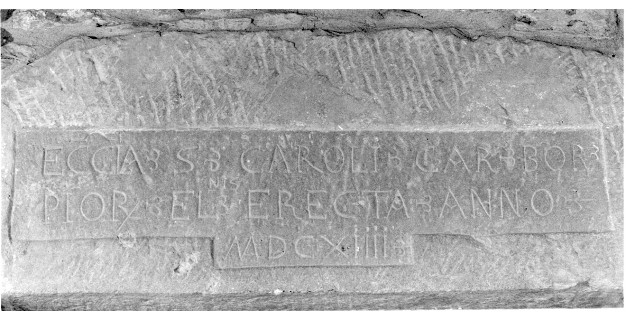 lapide commemorativa, opera isolata - ambito astigiano (primo quarto sec. XVII)