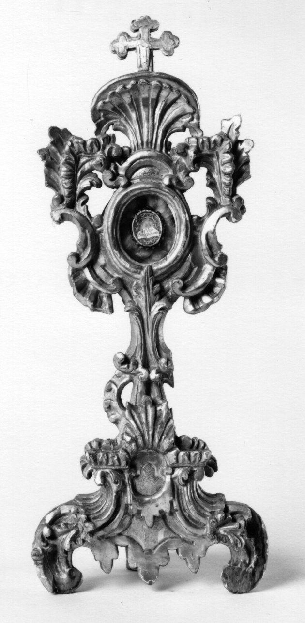 reliquiario, serie - ambito piemontese (metà sec. XVIII)