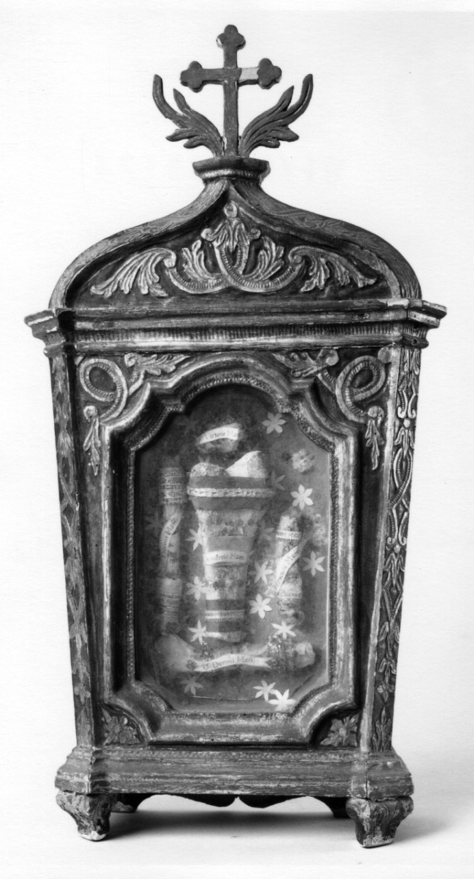 reliquiario, opera isolata - ambito piemontese (seconda metà sec. XVIII)