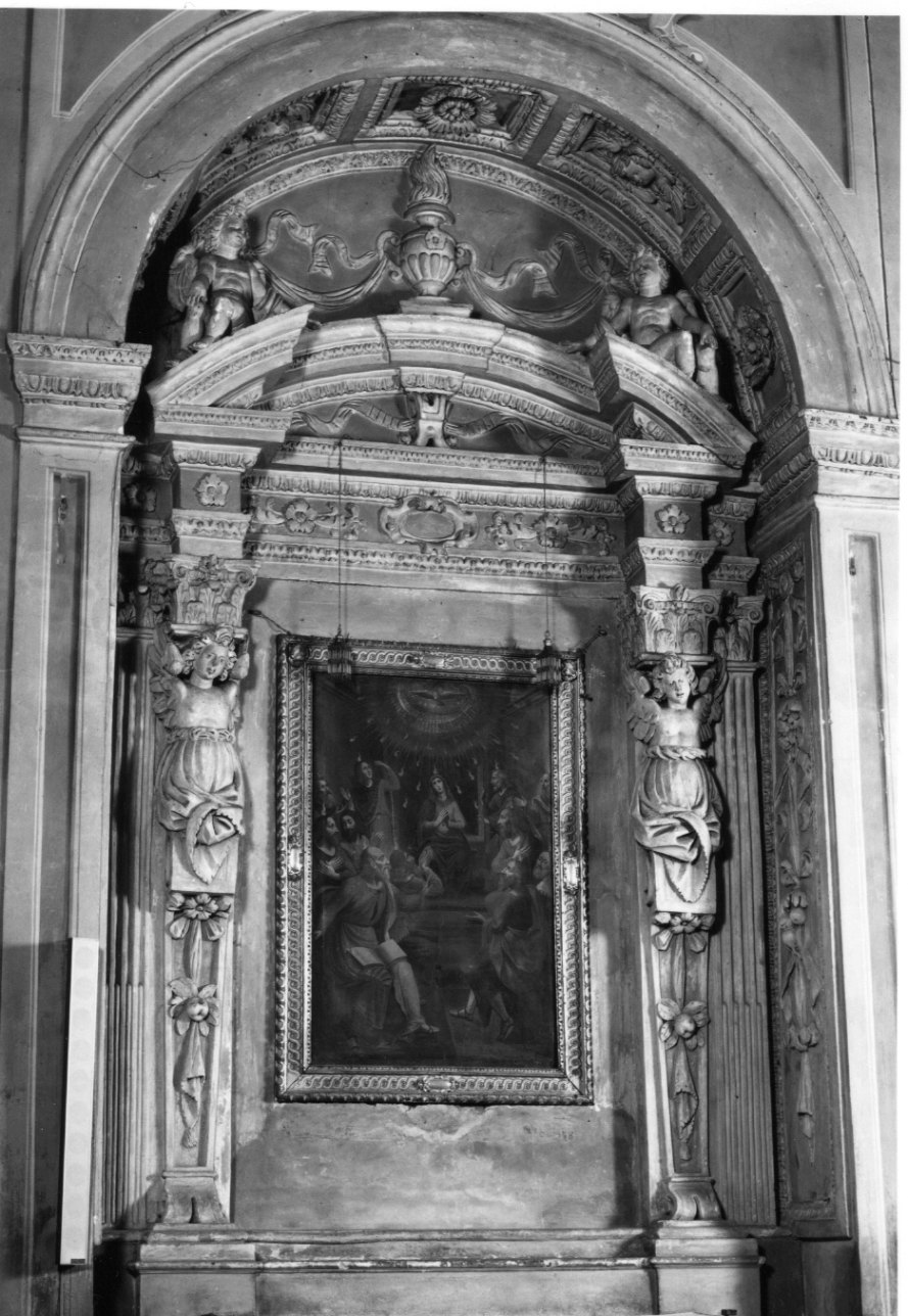 mostra d'altare, opera isolata - ambito luganese (ultimo quarto sec. XVII)