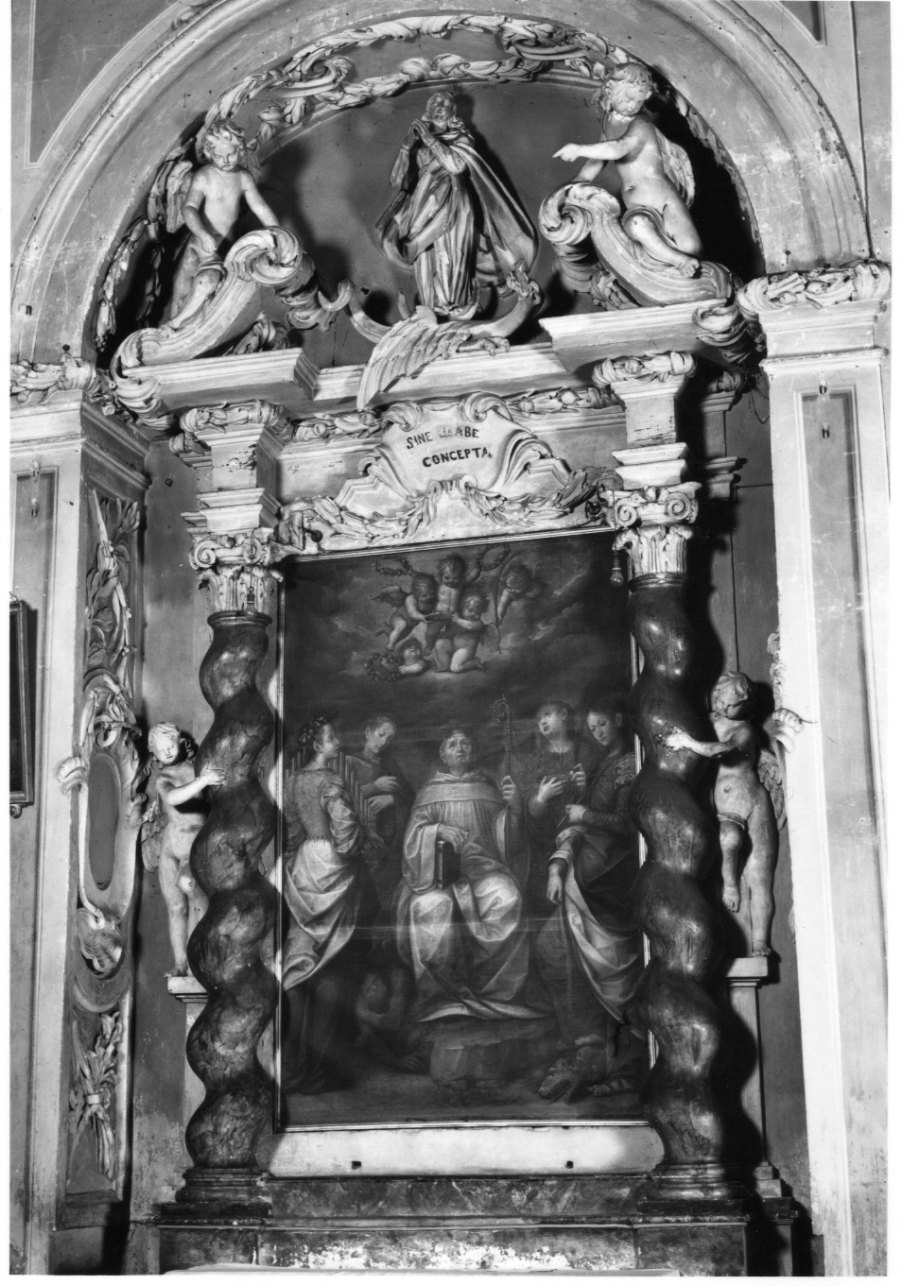 Immacolata Concezione (mostra d'altare, opera isolata) - ambito luganese (ultimo quarto sec. XVII)