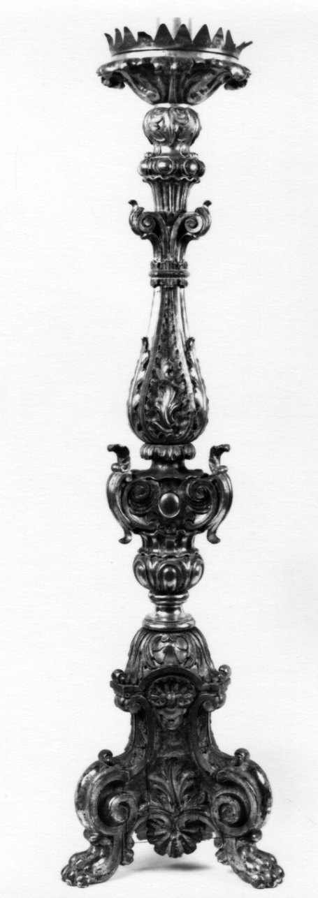 candelabro, serie di Rebagliati Bartolomeo (fine sec. XIX)