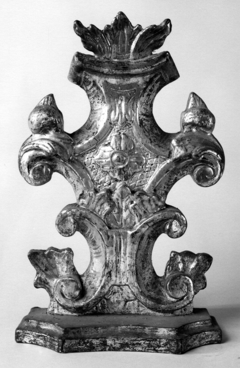 vaso d'altare per composizione floreale, serie - ambito piemontese (seconda metà sec. XVIII)