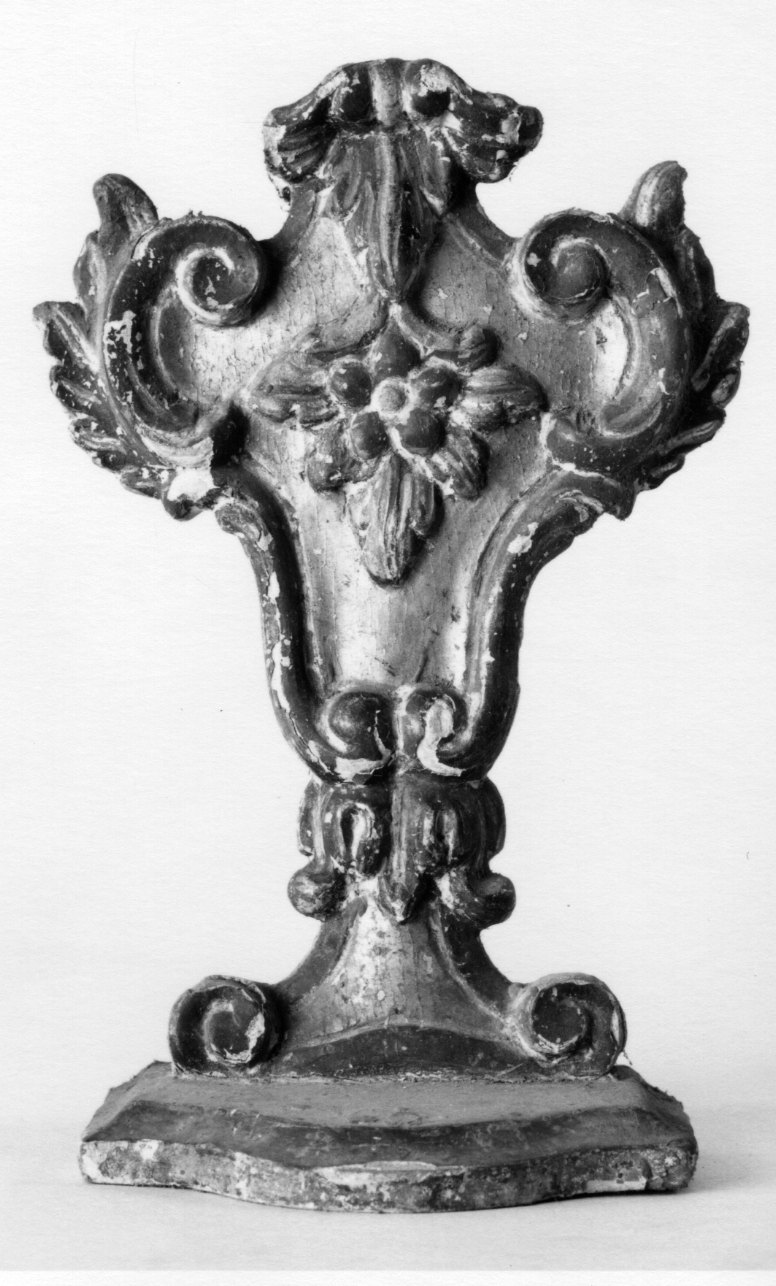 vaso d'altare per composizione floreale, opera isolata - ambito piemontese (seconda metà sec. XVIII)