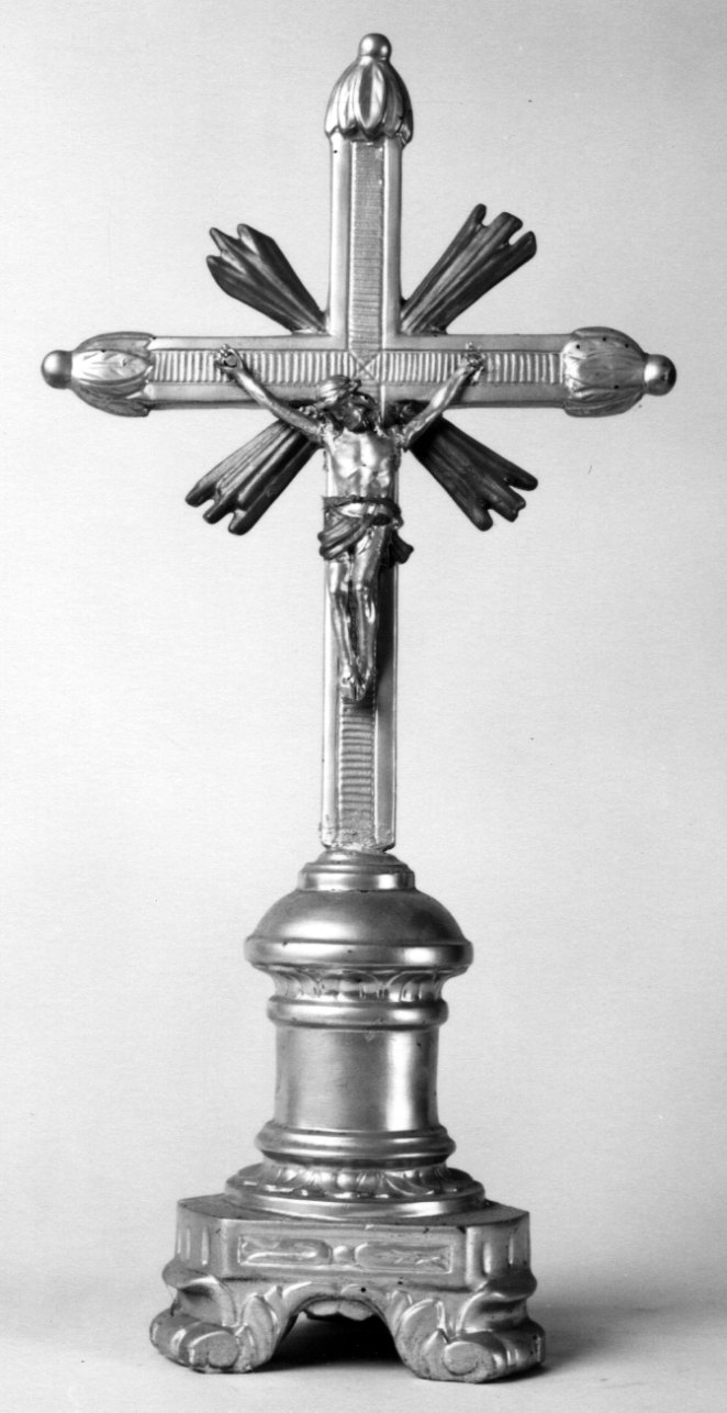 Cristo crocifisso dolente (croce d'altare, opera isolata) - ambito piemontese (prima metà sec. XIX)