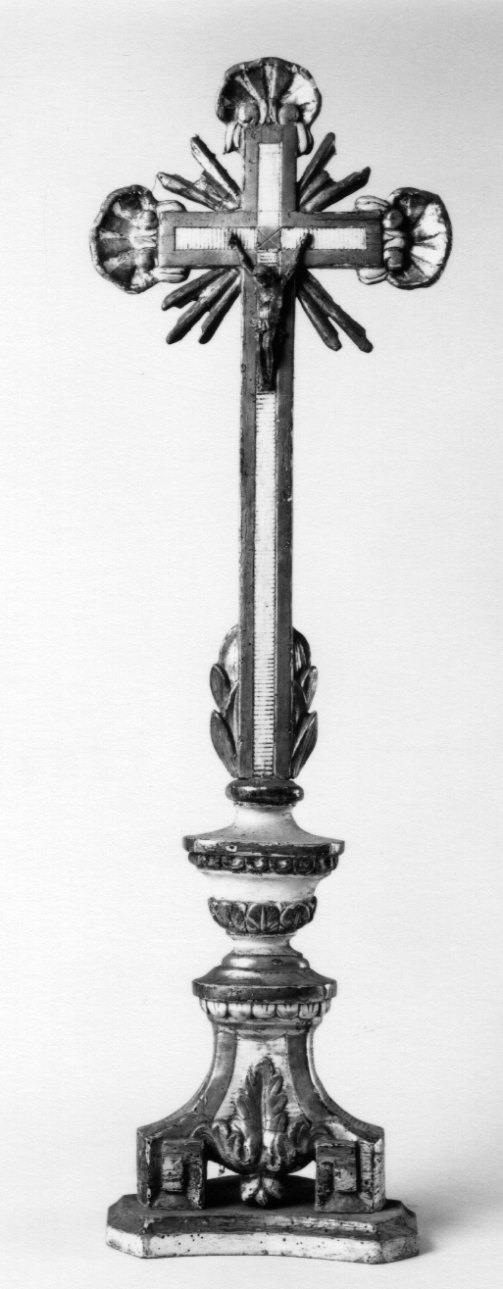 Cristo crocifisso dolente (croce d'altare, opera isolata) - ambito piemontese (primo quarto sec. XIX)