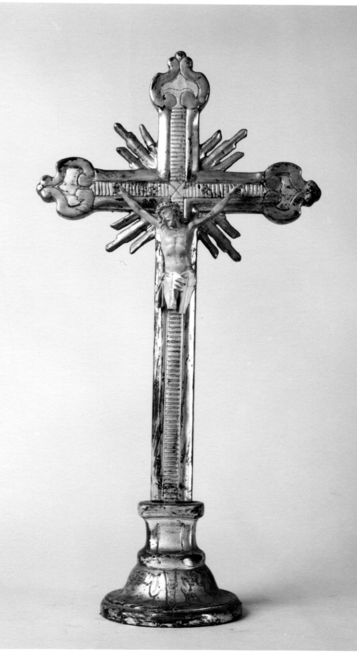 Cristo crocifisso dolente (croce d'altare, opera isolata) - ambito piemontese (prima metà sec. XIX)