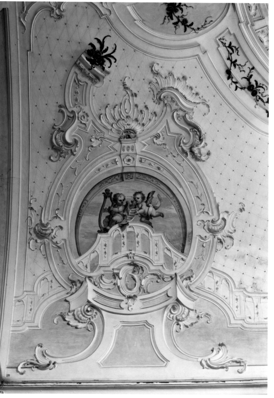 angeli musicanti (dipinto, elemento d'insieme) di Gorzio Carlo (terzo quarto sec. XVIII)