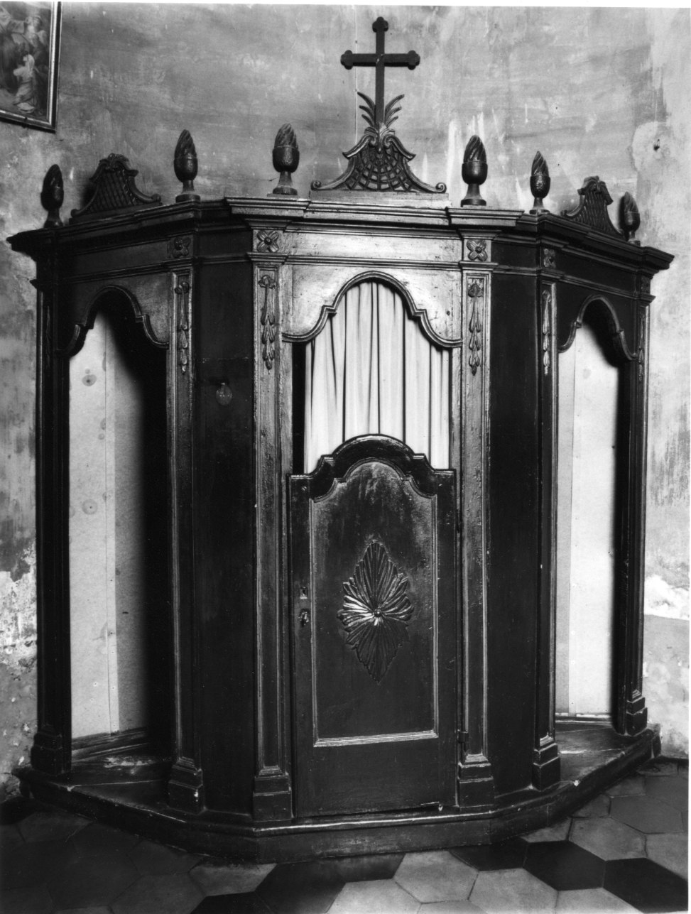 confessionale, serie - bottega piemontese (prima metà sec. XIX)