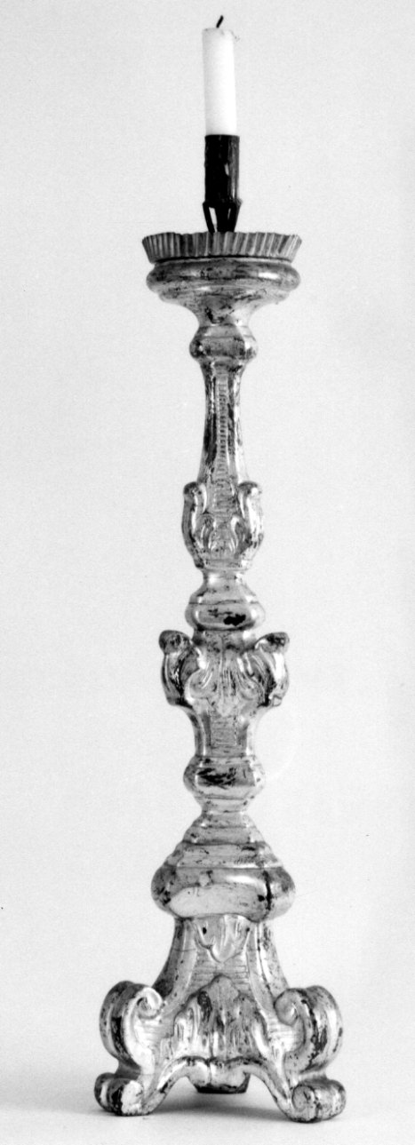 candeliere, serie - bottega piemontese (sec. XVIII)