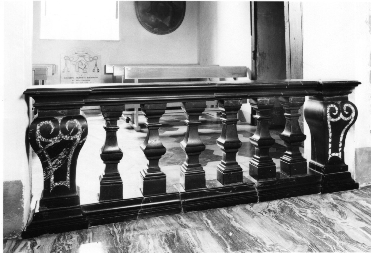 balaustro, serie - bottega piemontese (sec. XIX)