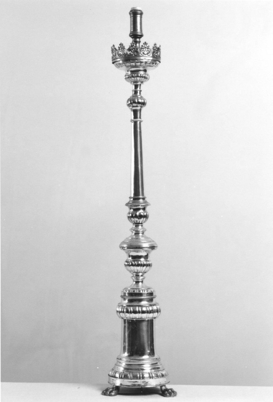 candeliere, serie - ambito piemontese (sec. XIX)