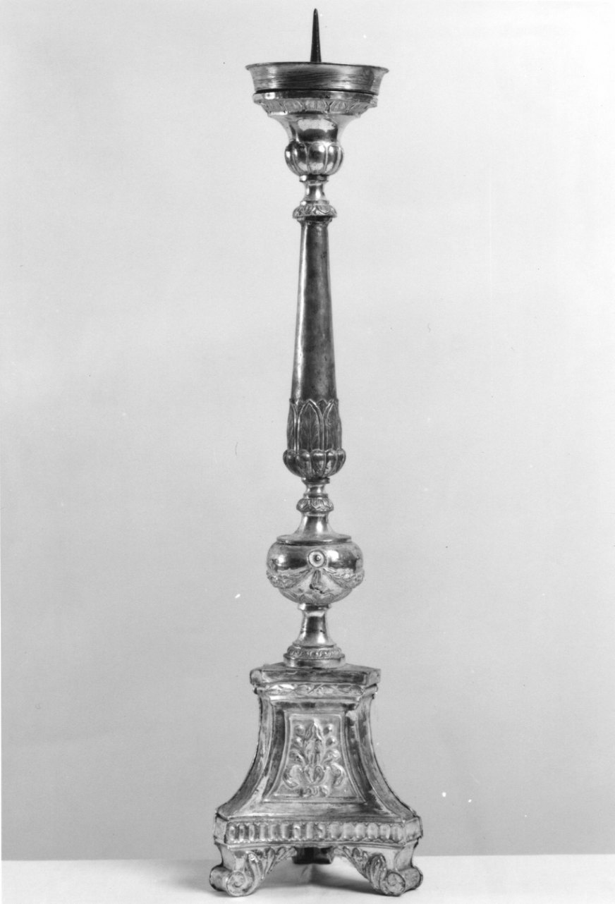 candeliere, serie - ambito piemontese (primo quarto sec. XIX)