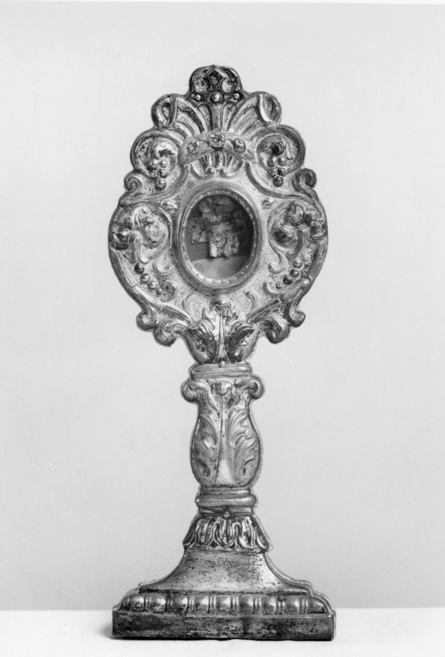 reliquiario, serie - ambito piemontese (metà sec. XIX)