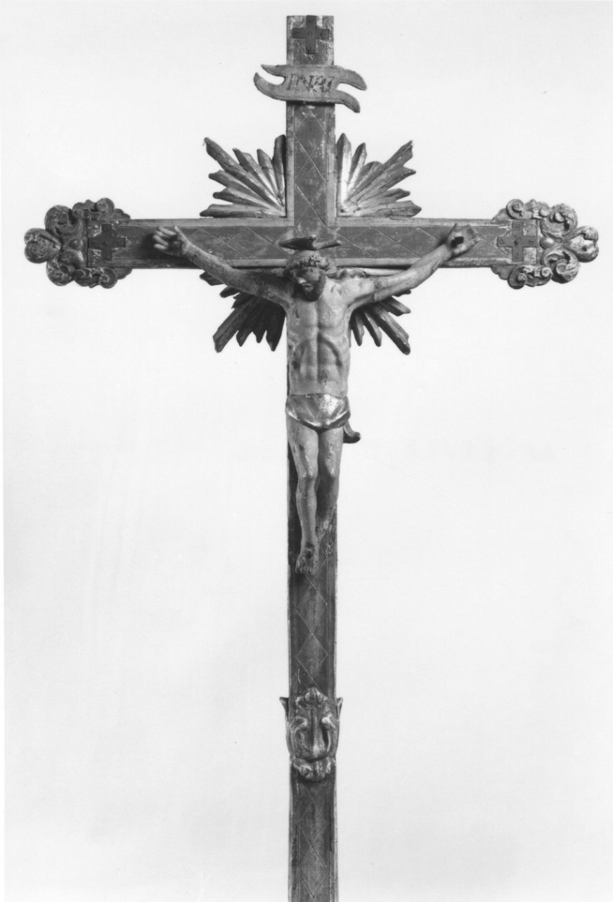 Cristo crocifisso dolente (crocifisso, opera isolata) - ambito piemontese (sec. XIX)