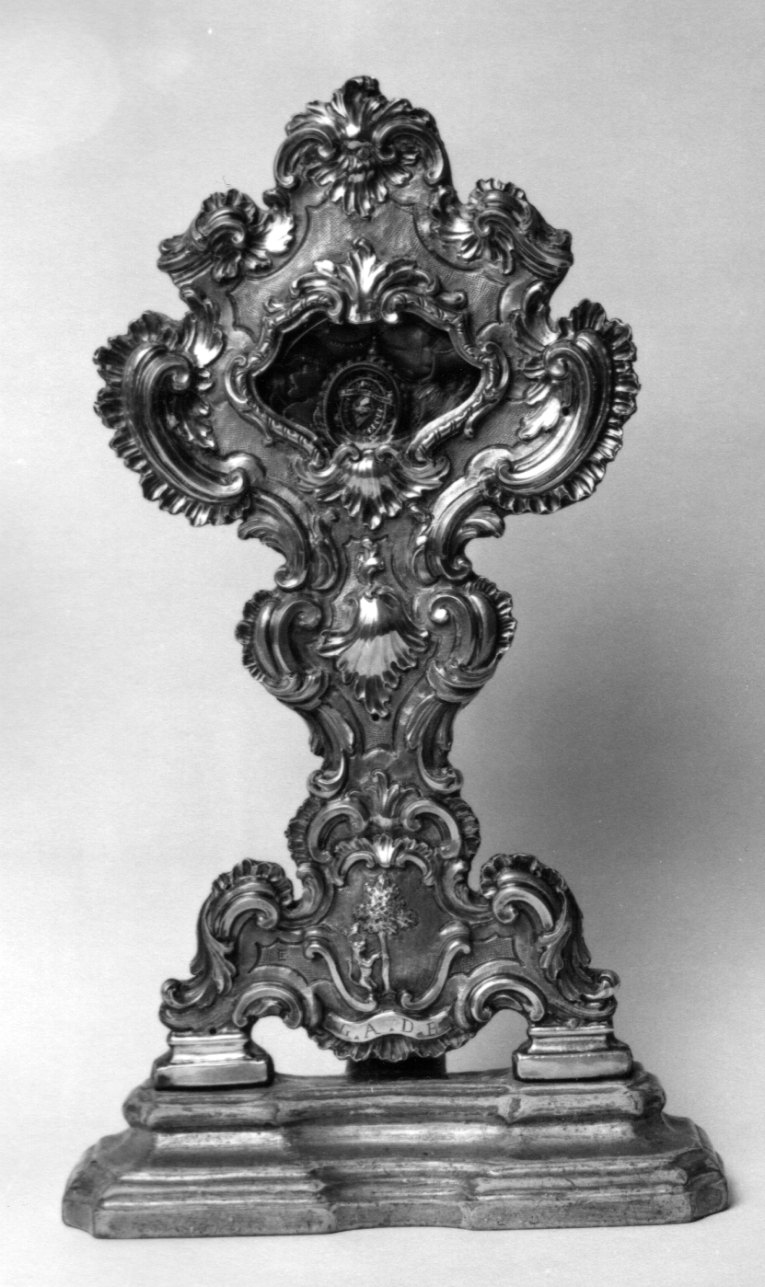 reliquiario - a ostensorio, opera isolata - ambito genovese (ultimo quarto sec. XVIII)
