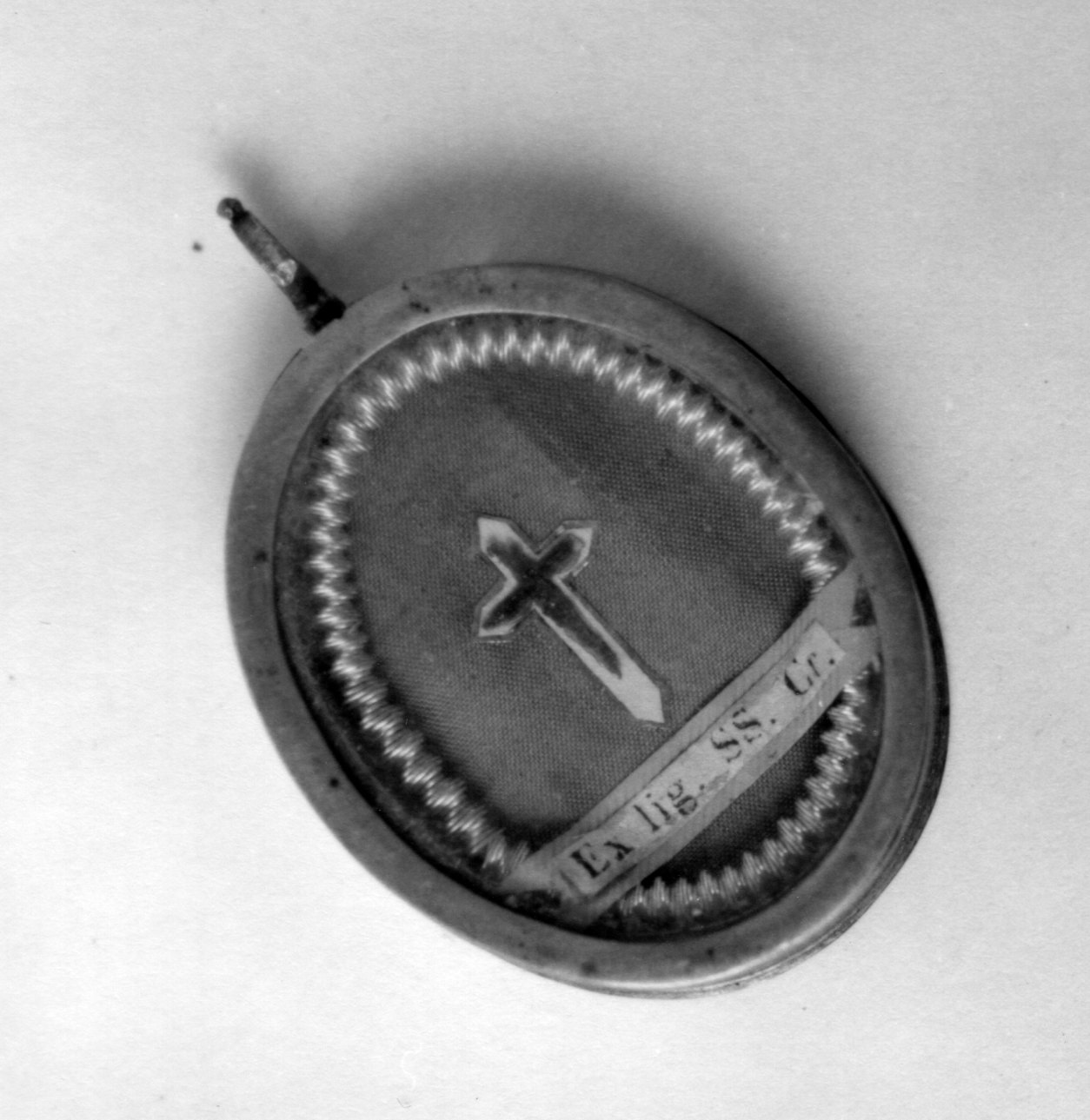 reliquiario a capsula - a medaglione, opera isolata - ambito ligure-piemontese (seconda metà sec. XIX)