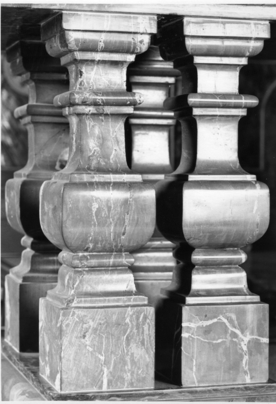 balaustrata, frammento - bottega piemontese (sec. XIX)