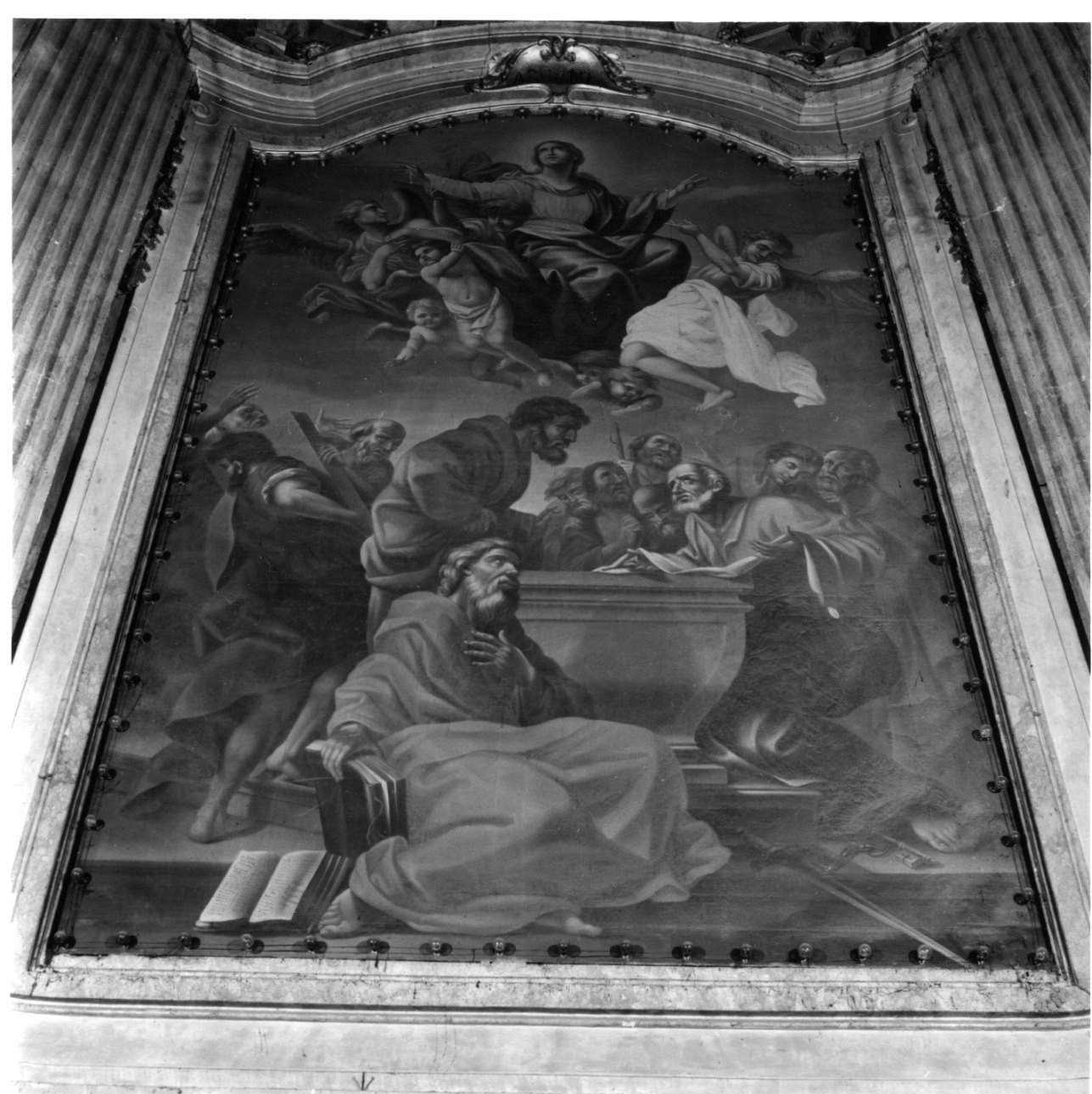 assunzione della Madonna (dipinto, opera isolata) di Rastellini Gaspare Domenico (inizio sec. XIX)