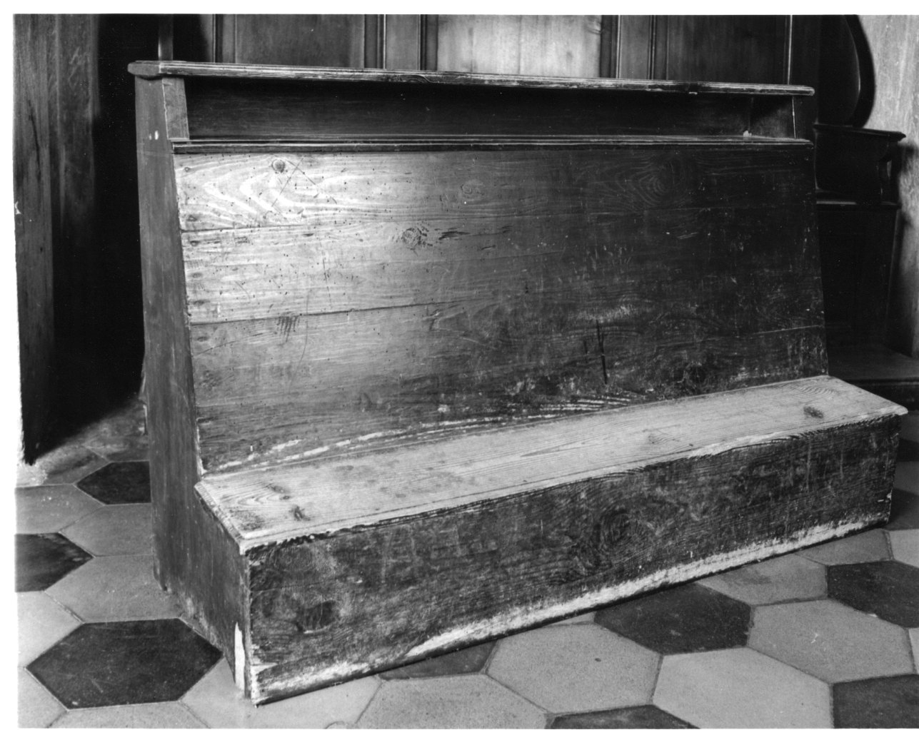 inginocchiatoio, serie - bottega astigiana (sec. XIX)