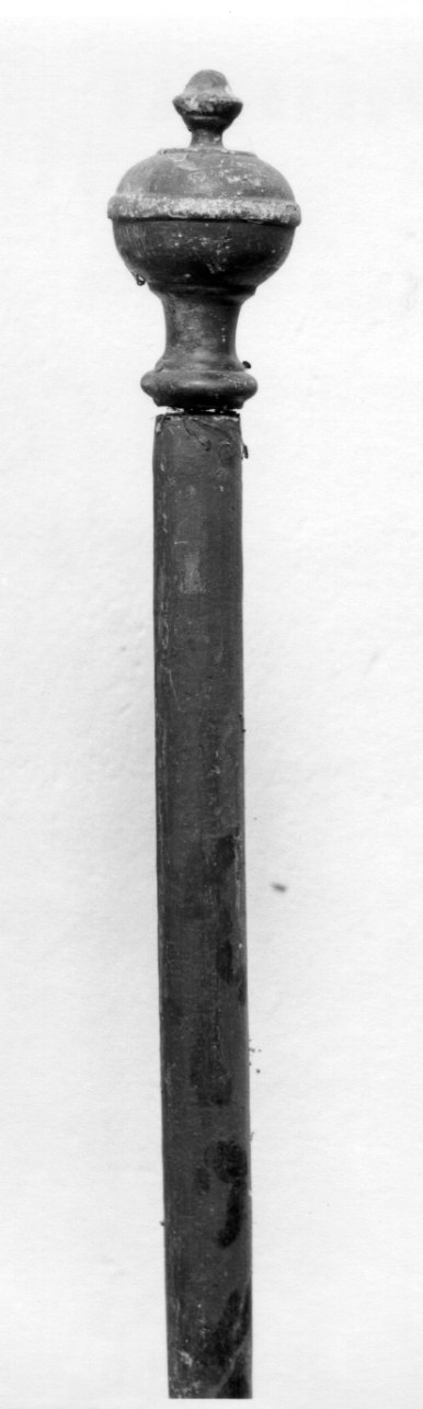 mazza processionale, opera isolata - bottega astigiana (seconda metà sec. XVIII)