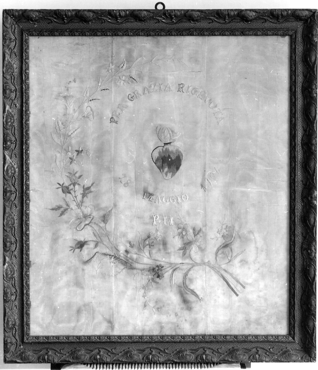 Sacro Cuore di Gesù (ex voto, opera isolata) - bottega astigiana (inizio sec. XX)