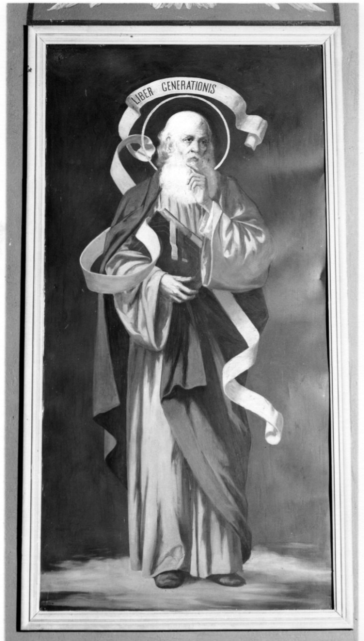 San Matteo Evangelista (dipinto, elemento d'insieme) - ambito piemontese (primo quarto sec. XX)