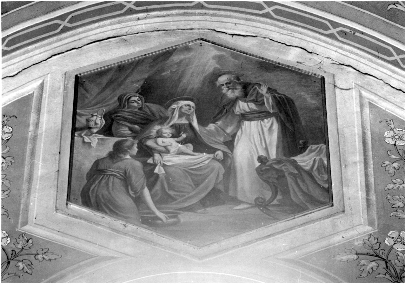 nascita di Maria Vergine (dipinto, elemento d'insieme) - ambito piemontese (inizio sec. XX)