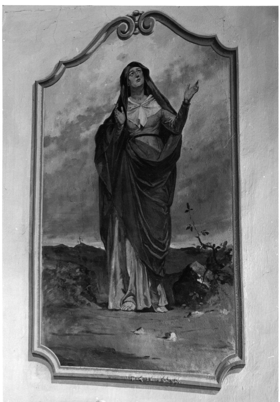 Madonna Addolorata (dipinto, elemento d'insieme) di Crida Enrico (ultimo quarto sec. XIX)