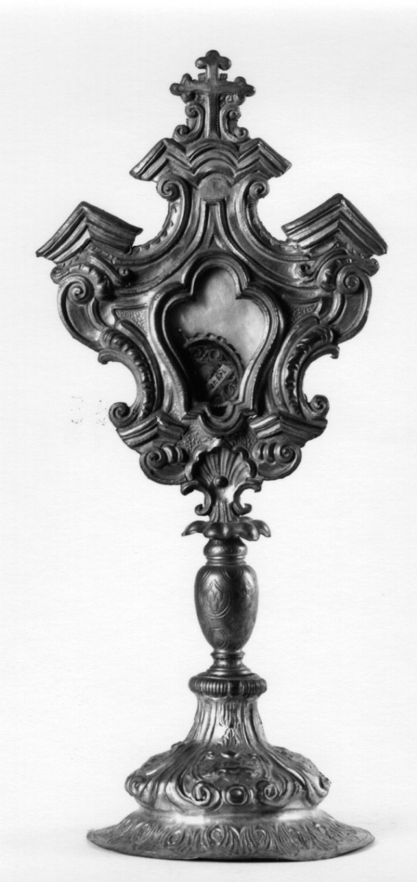 reliquiario - a ostensorio, opera isolata - bottega piemontese (primo quarto sec. XIX)