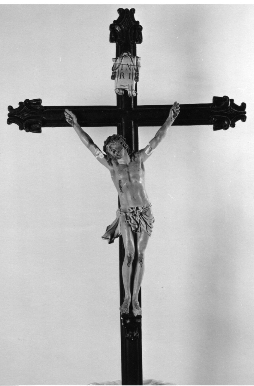 Cristo crocifisso dolente (crocifisso, opera isolata) - ambito piemontese (prima metà sec. XIX)