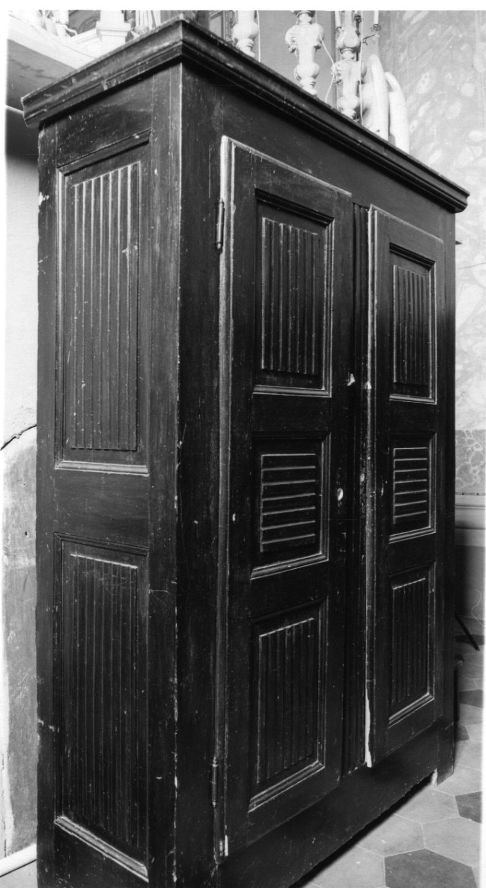armadio, opera isolata - ambito astigiano (ultimo quarto sec. XIX)
