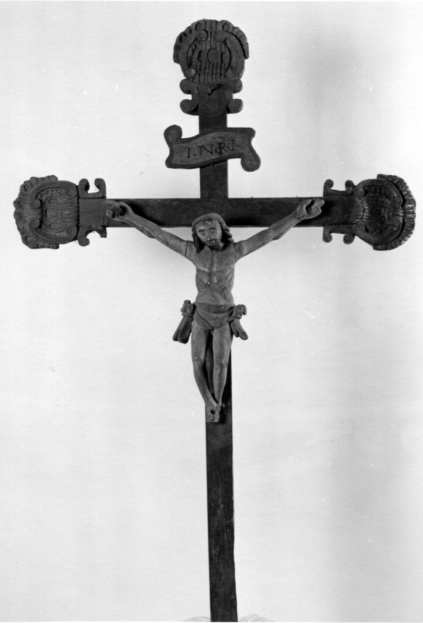 Cristo crocifisso dolente (crocifisso, opera isolata) - ambito astigiano (prima metà sec. XVII)