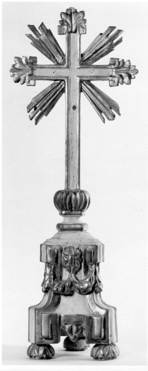 croce da tavolo, opera isolata - ambito piemontese (inizio sec. XIX)