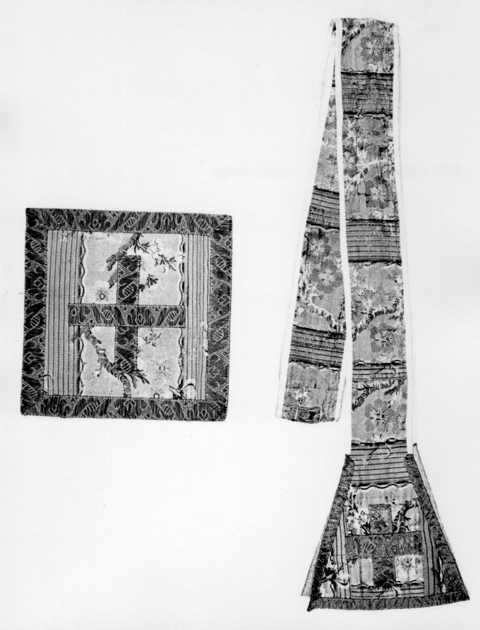 paramento liturgico, insieme - manifattura cinese (sec. XVIII)