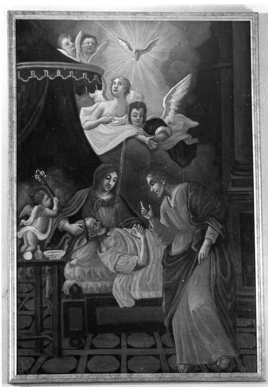 morte di San Giuseppe (dipinto, opera isolata) - ambito astigiano (seconda metà sec. XVIII)