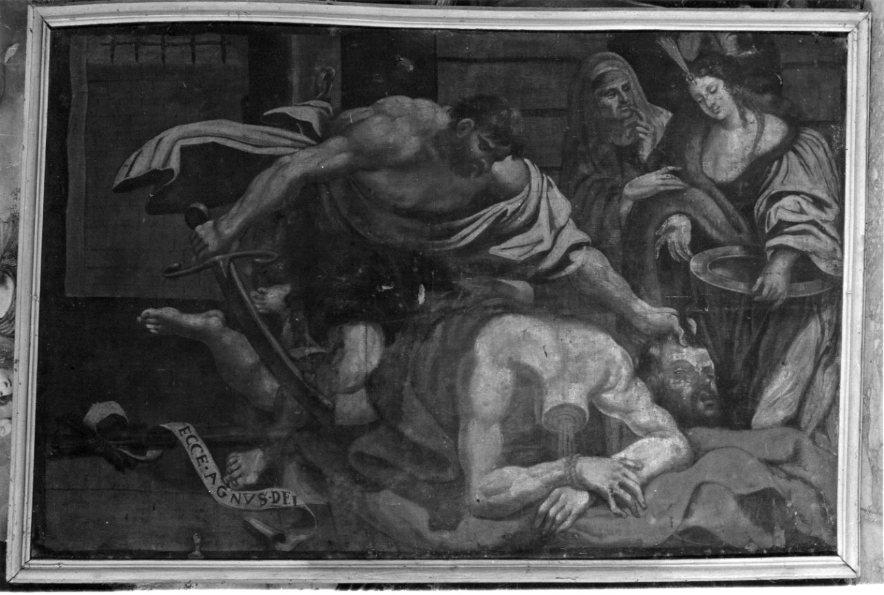 decapitazione di San Giovanni Battista (dipinto, opera isolata) - ambito astigiano (seconda metà sec. XVII)