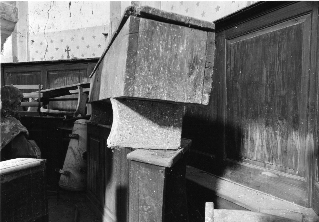 stalli del coro, opera isolata - bottega piemontese (prima metà sec. XIX)