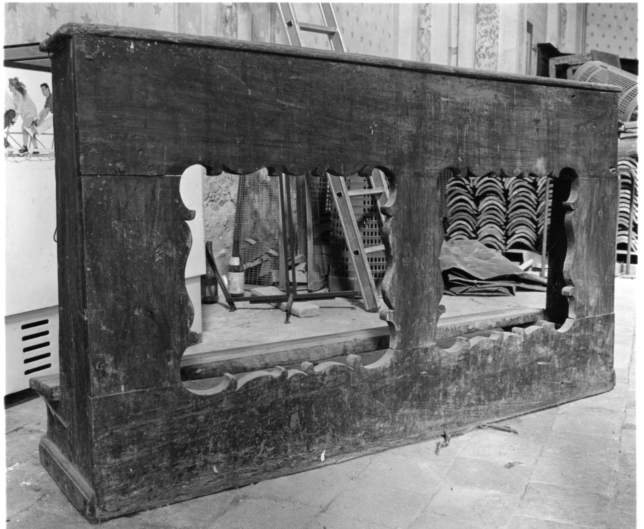 inginocchiatoio, serie - bottega piemontese (prima metà sec. XVIII)